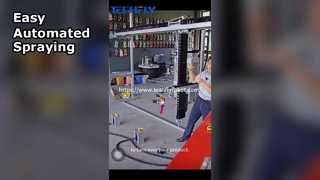Video di riferimento 2 per l'attrezzatura di spruzzatura per l'insegnamento della memoria di trascinamento automatizzata non standard